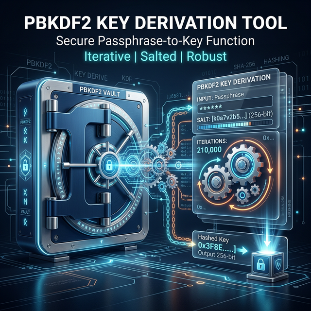 PBKDF2 鍵派生関数 (Key Derivation) | TOOL FARM